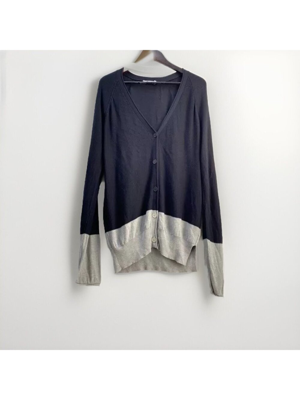 T by Alexander Wang Button Front Sweater Sz Medium